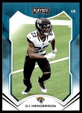 2021 Panini Playoff CJ Henderson Jacksonville Jaguars #66