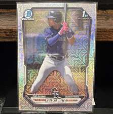 Bowman Chrome 2026 Roldy Brito 1st Bowman Colorado Rockies Mojo Refractor