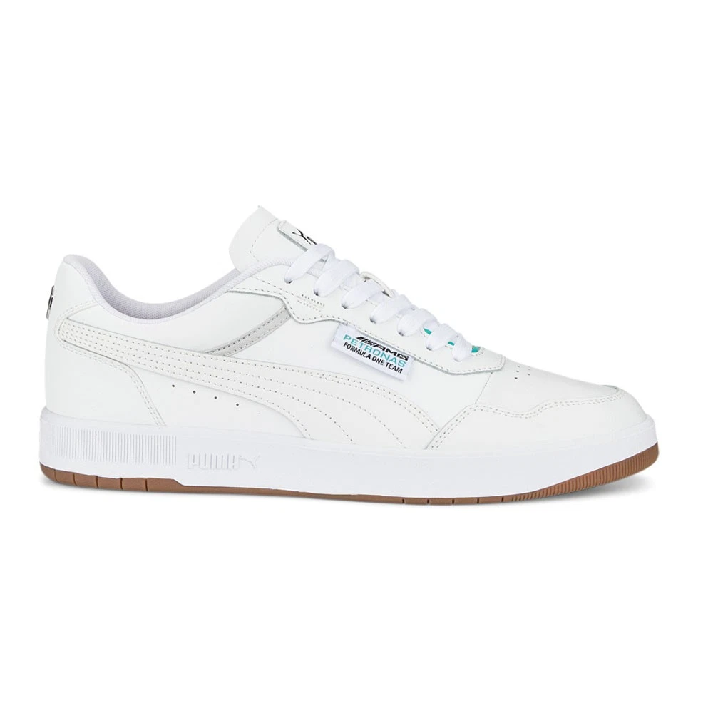 PUMA Mercedes Amg Petronas F1 Court Ultra Lace Up Mens White Sneakers Casual Sh
