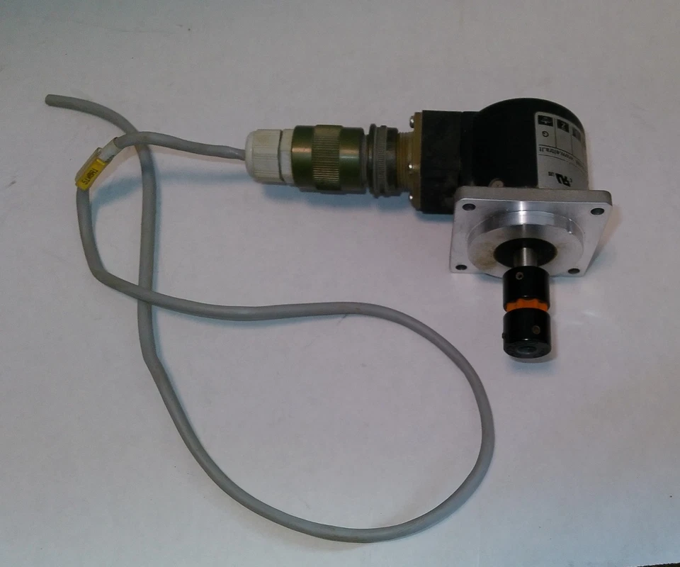 Eltra MODEL: EL63E50Z5/28P10X6MR Rotary Encoder w/ Mating MIL Connector - Image 4 of 4