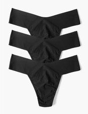 NEW Hanky Panky Breathe Assorted 3-Pack V-Cut Thongs Size Large