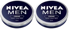 NIVEA MEN Creme Crema idratante per corpo, viso e mani, 75 ml (Confezione da 2)