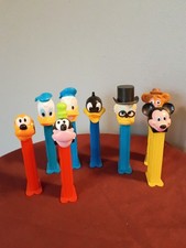 Set Of 8 Vintage PEZ Dispensers. Assorted Disney And Others.See Pictures