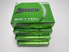 Srixon Soft Feel Soft White Golf Balls 4 Dozen 48 Pack NEW