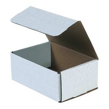 7 1/8 In X 5 In X 3 In Inside H, Literature Mailer, White, Corrugate, Single