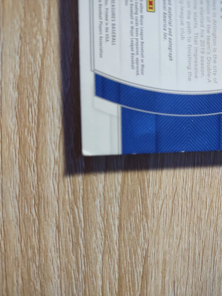 2020 Panini National Treasures Red White Blue Brock Burke Patch Auto Bookend/25 - Image 4 of 4