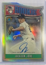 2025 Bowman Chrome Jackson Jobe Rookie of The Year Favorites Autograph /150 RC