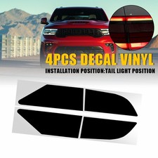 Smoke Tail Light Overlay Tint Vinyl Film For Precut Dodge Durango 2014-2021 4x Smoke Tail Light Overlay Tint Vinyl Film For Precut Dodge Durango 2014-2021 4x