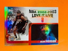 2003-04 Topps Love It Live Allen Iverson #LL-AI Philadelphia 76ers