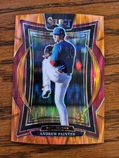 2025 Panini Select - Andrew Painter Orange Flash Prizm #11 Concourse Phillies