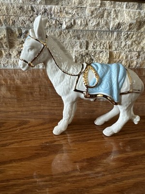 LENOX FIRST BLESSING NATIVITY STANDING LARGE DONKEY 6 1/4 TALL NEW ORIGINAL BOX