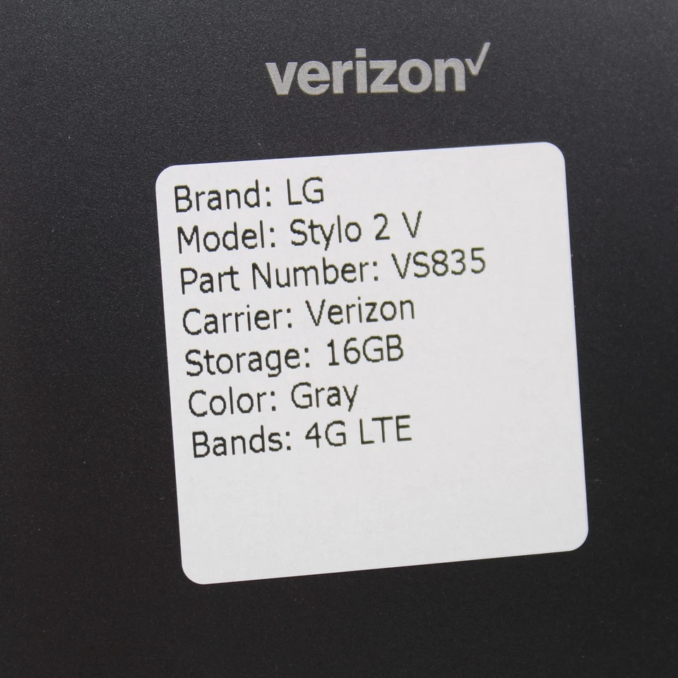 Smartphone LG Stylo 2 V VS835 (Verizon) 4G LTE - Gris, 16GB Foto 3 de 4