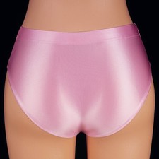 2026 Women's Yoga Panties Shiny Satin Briefs Knickers Opaque Gym Low-rise Briefs