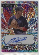 2023 Leaf Eclectic Flash of Color Gold Sparkles 1/1 Luis Perales Auto 13u1