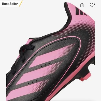 Adidas Goletto IX FG/MG J Youth Size 5.5 Soccer Cleats Black Pink JH6644 New