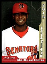 2015 Abel De Los Santos Choice Minor League Rookie Harrisburg Senators