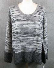 Style & Co Black Combo Bell Sleeve Sweater Size  XL NWT