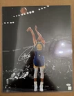 Stephen Curry Golden State Warriors Signed 3-Point Shot Spotlight 16x20 JSA LOA