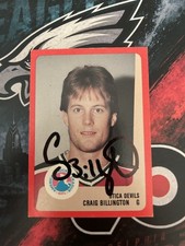 1988-89 ProCards AHL/IHL Craig Billington Signed Auto Autograph Rookie Card RC