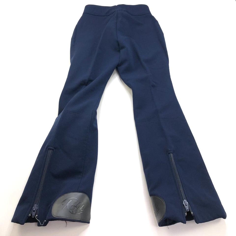Pantalones de esquí Roffe de colección 12 largos (ajuste 27W 29,5L) para mujer pierna acampanada azul marino como nuevos Foto 2 de 4
