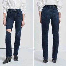NWT Women  s 7 For All Mankind Blue Easy Slim in Sunbeam Jeans Size 25