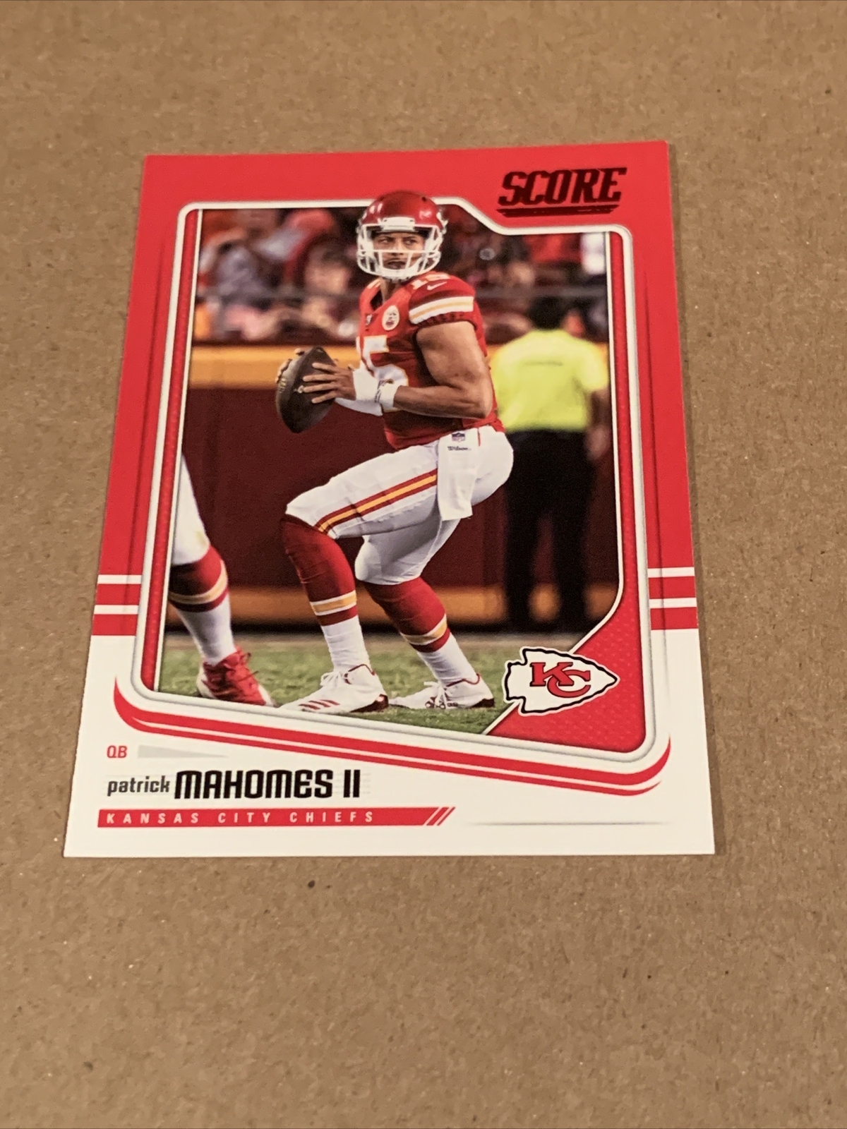 2018 Score Patrick Mahomes II Red #159 Kansas City Chiefs