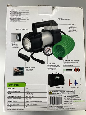 Slime Heavy Duty 40031 Pro Power Tire Inflator 716281504365 for 