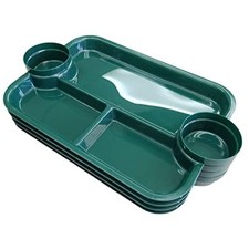 The Party Dipper - Verde Scuro - Vassoio Servizio Vassoio Alimenti - Made in USA
