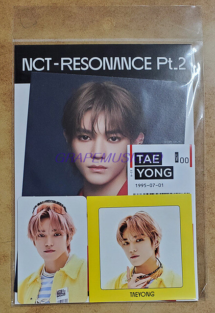 NCT RESONANCE Pt.2 SMTOWN OFFICIAL GOODS PHOTOCARD + PHOTO +