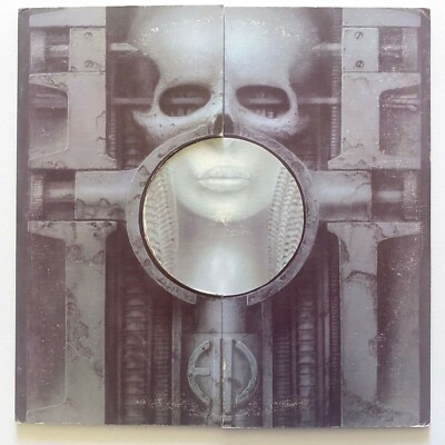 EMERSON, LAKE & PALMER Brain Salad Surgery LP Manticore (US) EX/VG+ Die-Cut 
