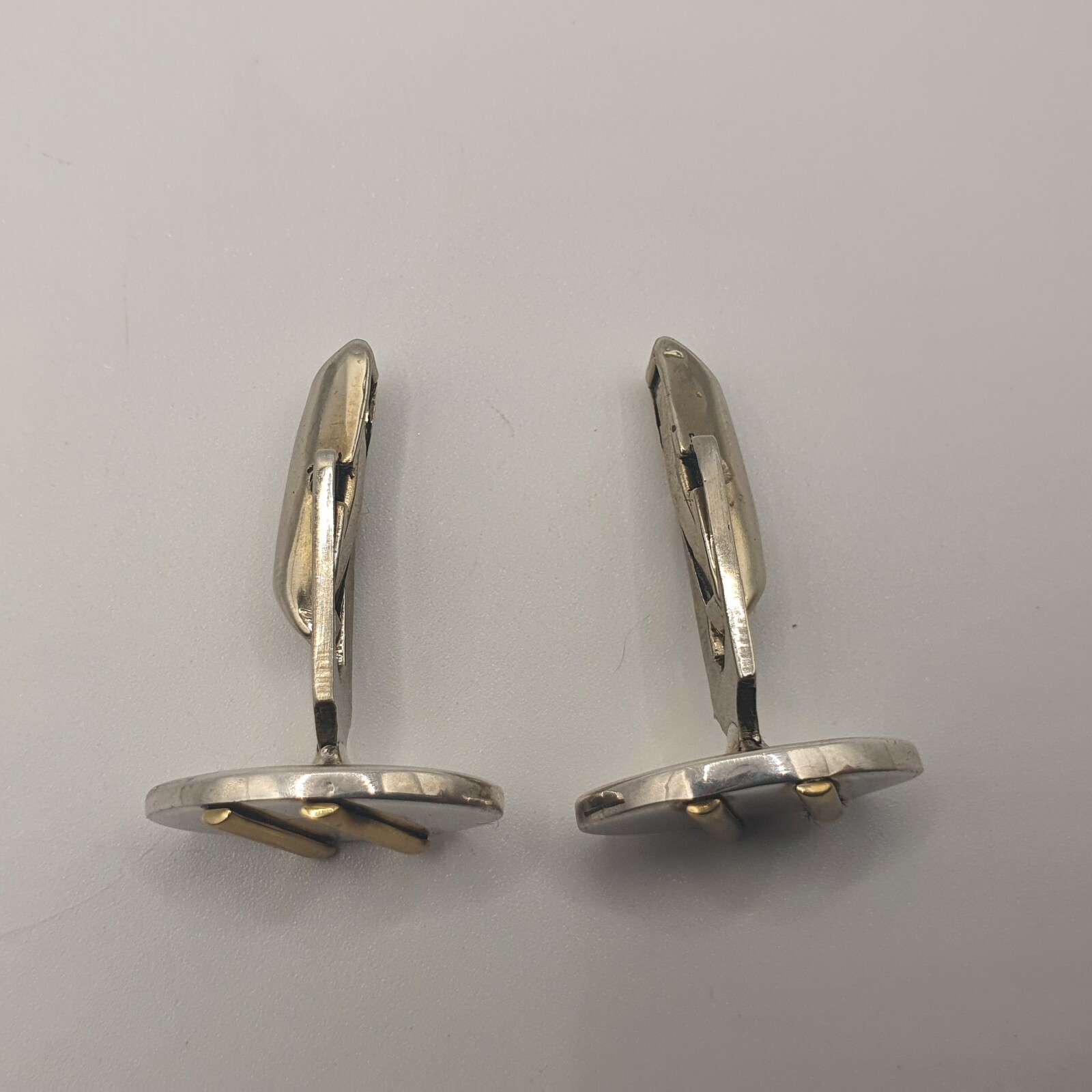 Photo 5 of Sterling Silver Cufflinks, Mexico Handmade 13.5gram (lot 1) M3