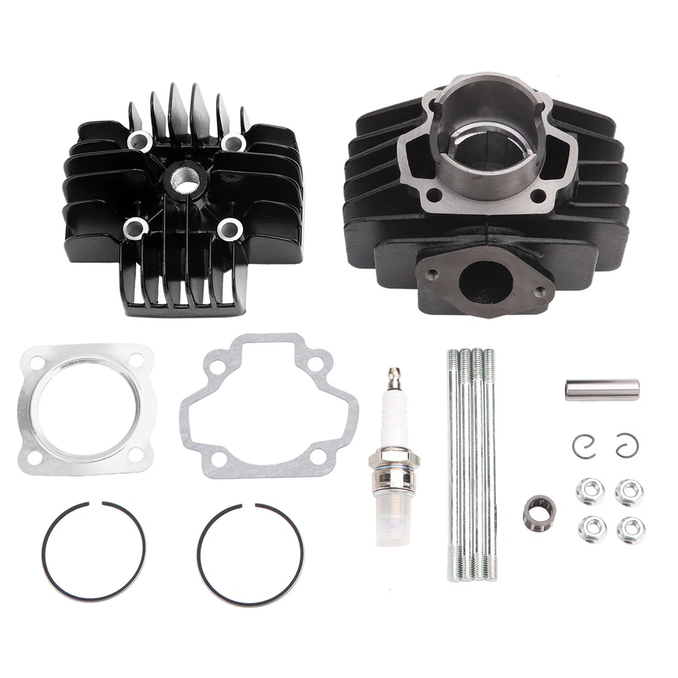 60CC BIG BORE KIT CYLINDER PISTON GASKET HEAD TOP END FOR YAMAHA PW50 1981-2009 Foto 3 de 4