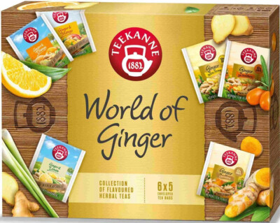 Teekanne WORLD OF GINGER 55g ( 2.29 oz ) 30 enveloped bags