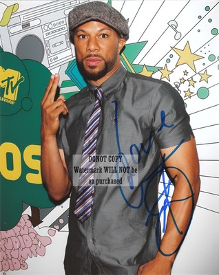 Common Rapper Sense 8 x10'' (20x25 cm) handsigniertes handsigniertes Foto 3327