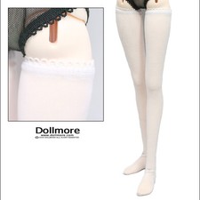 26" doll stockings Model F Size - Long Mesh Stockings White 