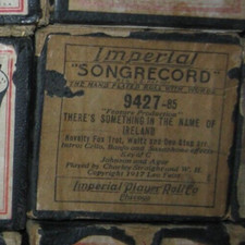 IMPERIAL 9427 PIANO ROLL "THERE'S SOMETHING IN THE NAME OF IRELAND" FOX TROT