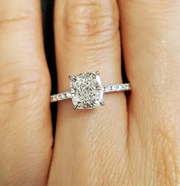 1.75 carat cushion cut diamond deals