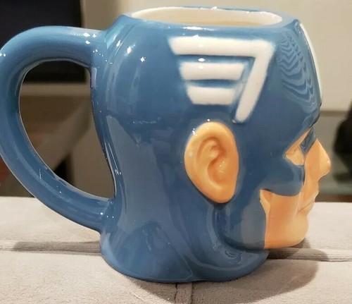 Marvel Captain America 6oz. Ceramic Molded Mug - Surreal Entertainment - Picture 4 of 9