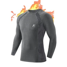 Men's Thermal Underwear Winter Ski Gear Fleece Lined Long Johns Base Layer 