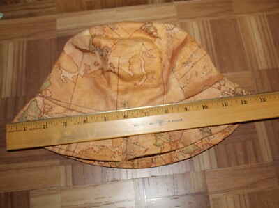 Alviero Martini Classic map pattern bucket hat 1 First  display picture 3