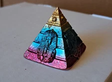 Bismuth crystal Pyramid