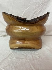 Natural Live Edge Wood One-Of-A-Kind Bowl