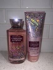 Bath And Body Works A Thousand Wishes Shower Gel and Body Cream Set Black Friday