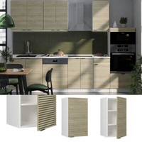 HäNgeschrank Fame-Line Weiß Eiche GefräSt 40 Cm Vicco