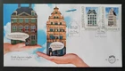 2012 NETHERLANDS NEDERLAND KLM HOUSES PERSONAL STAMPS EUROPA NR 643 FDC