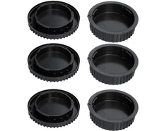 3 Pcs Rear Lens Covers Cap +Camera Body Caps  for Nikon D5100 D5200 D5300 D5500