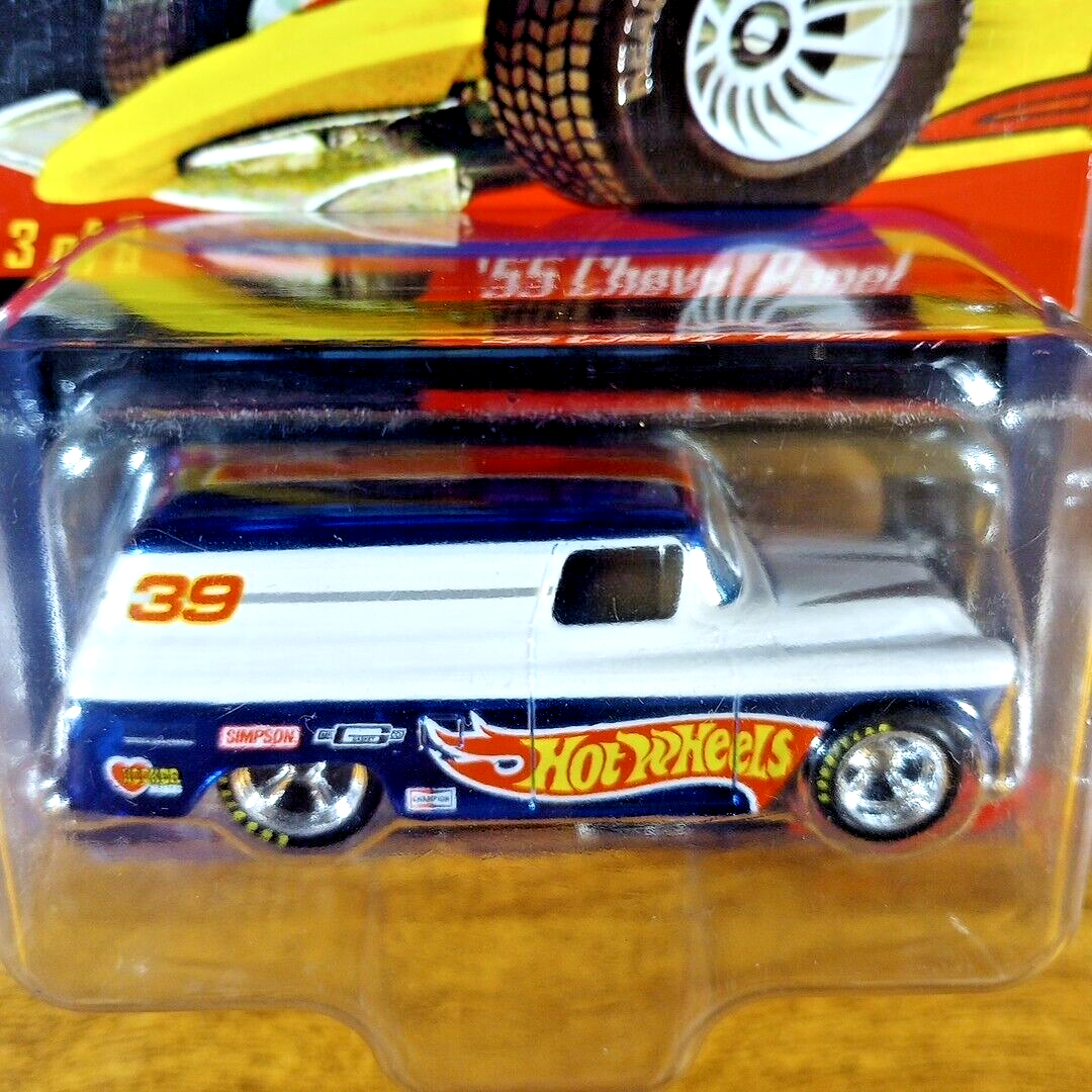 Hot Wheels RLC Real Riders '55 Chevy Panel 4406/11000 Blue White