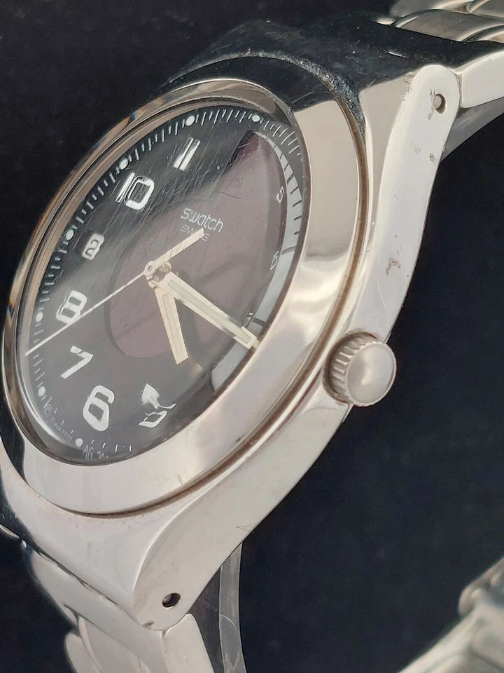 SWATCH Irony AG 2005 - Men's Stainless-Steel Swiss 37.4mm Watch, Bracelet -7.25" - Image 3 of 4