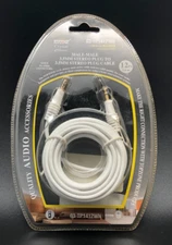 Topzone 3.5mm 12ft Audio Stereo Plug Cable Male to Male Gold Plated Auxiliary