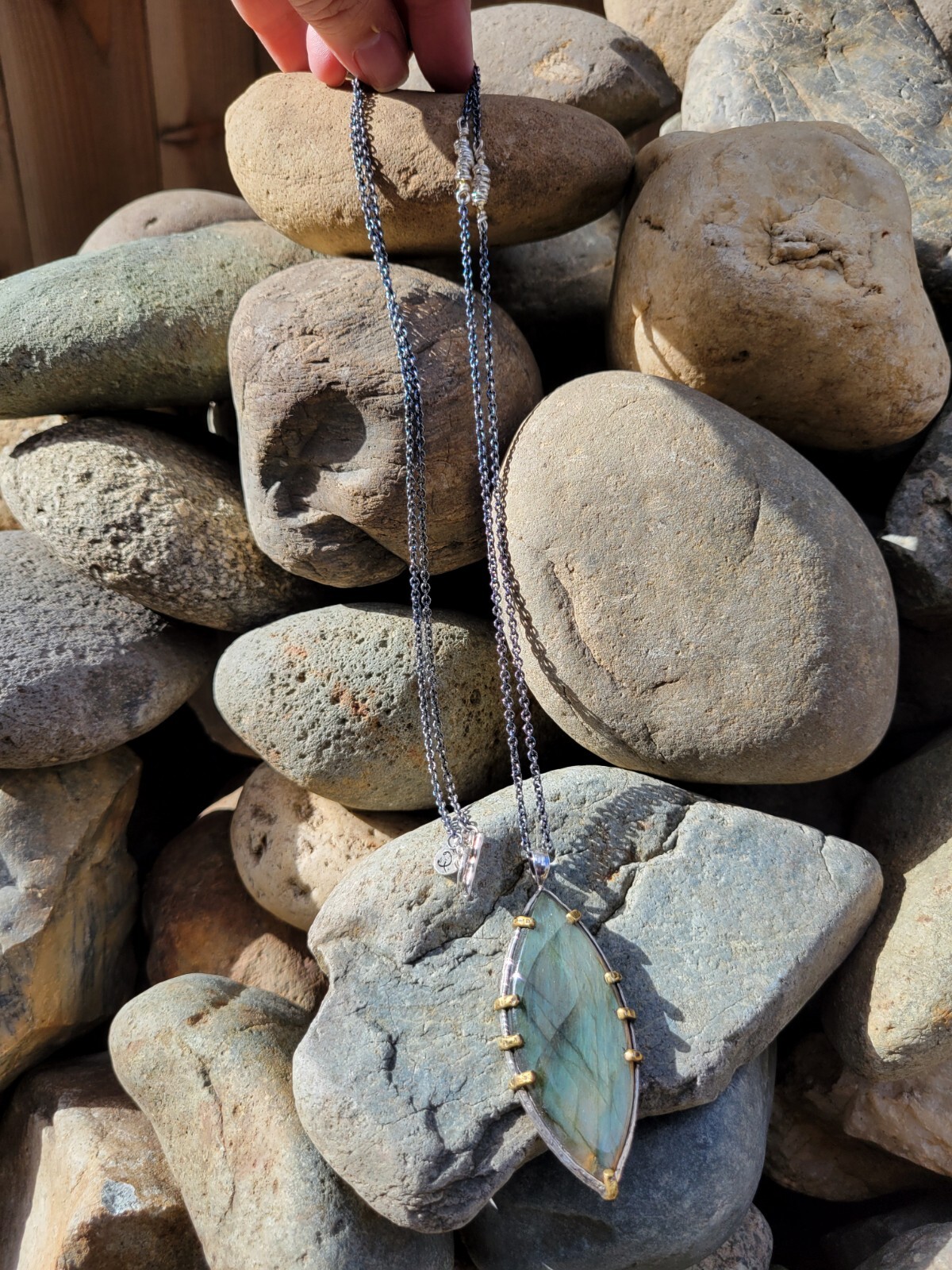 Artisan Eclipse Oval Labradorite Sterling Silver … - image 12